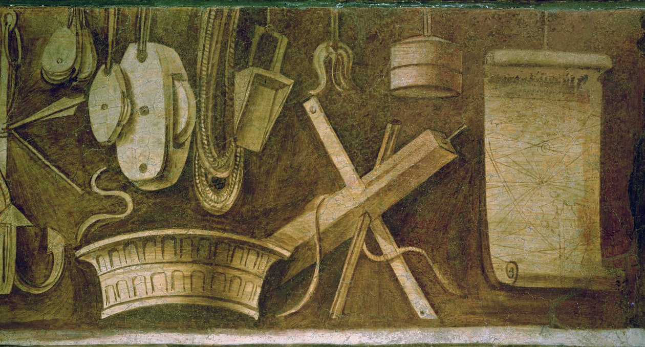Dekorativ frise: navigation af Giorgione da Castelfranco