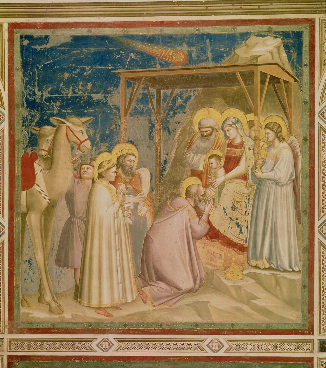 Tilbedelse af Magi, ca. 1305 (for detaljer se 67136) af Giotto di Bondone
