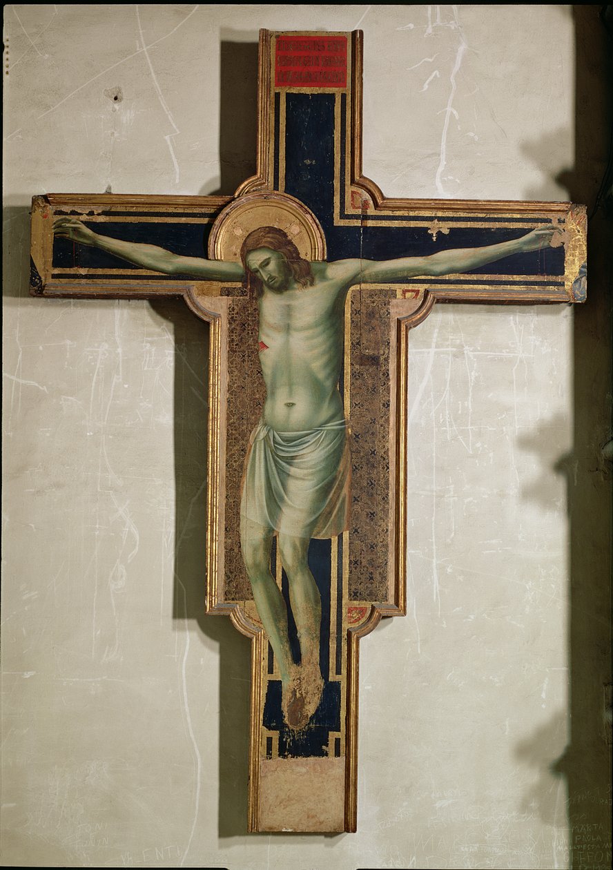 Krucifiks fra kapellet Isolde degli Atti, ca. 1312 (panel) af Giotto di Bondone