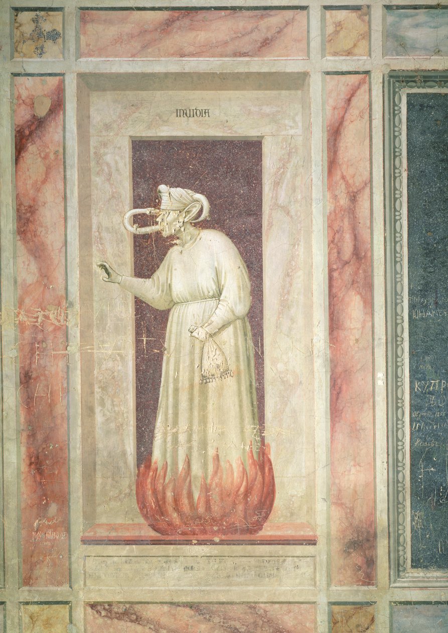 Misundelse, c.1305 af Giotto di Bondone