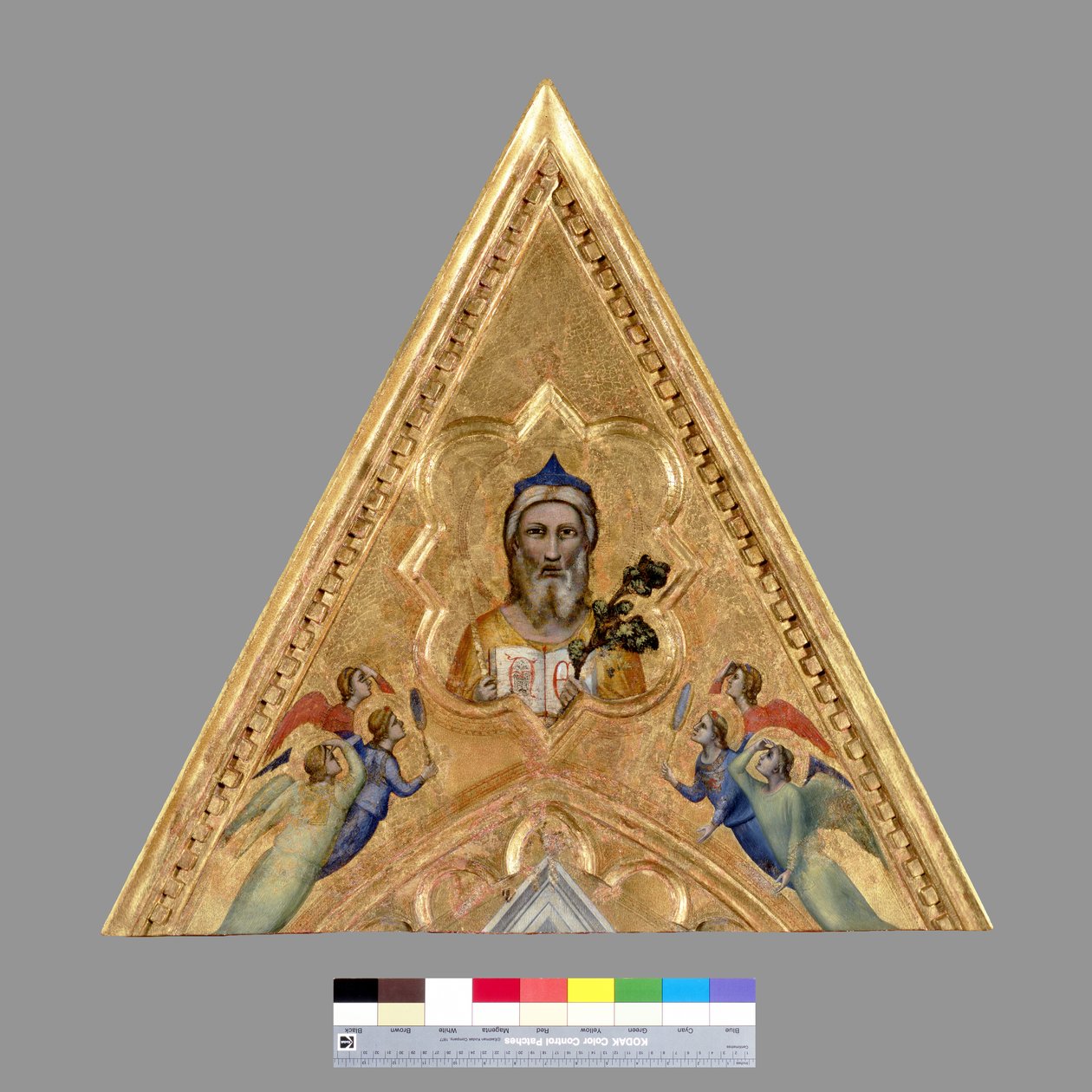 Gud Faderen med engle, ca. 1330 (tempera på panel) af Giotto di Bondone