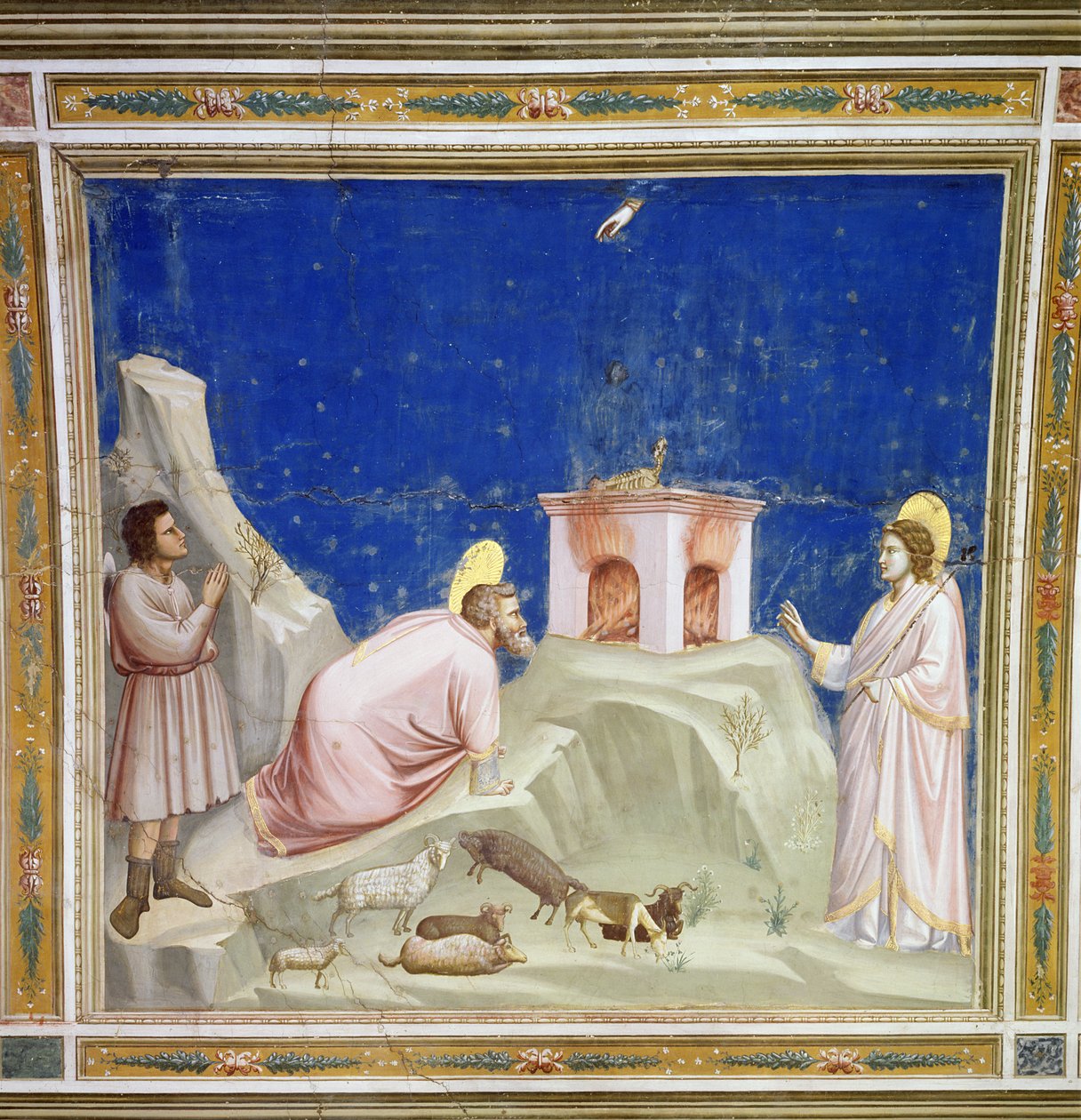 Joachims Offer, c.1305 af Giotto di Bondone