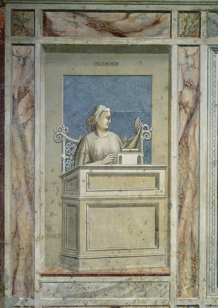 Prudence, ca.1305 af Giotto di Bondone