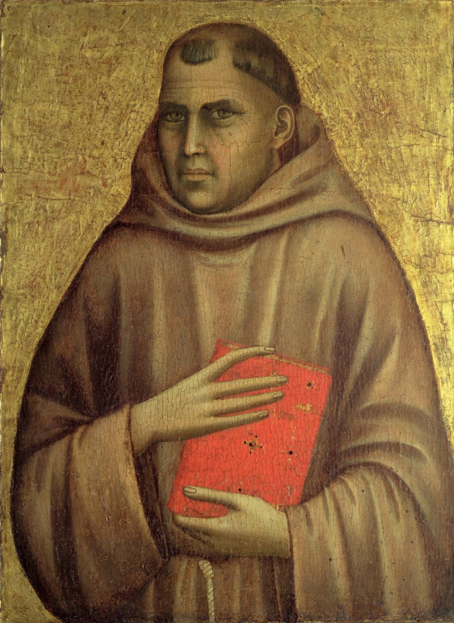 St. Anthony Abbed (ca. 251-356) ca. 1295 (tempera på panel) af Giotto di Bondone