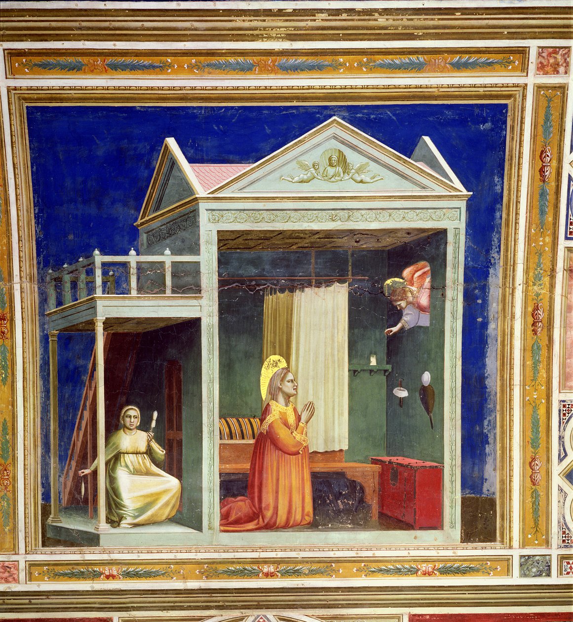 Bebudelsen til Sankt Anne, ca. 1305 af Giotto di Bondone