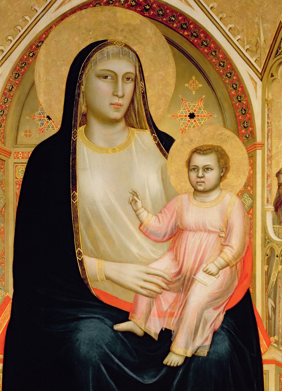 Madonna di Ognissanti, ca. 1310 (tempera på træ) af Giotto di Bondone