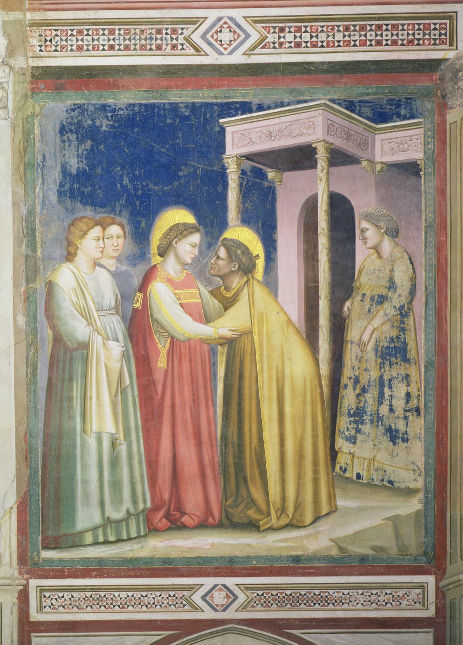 Visitationen, c.1305 af Giotto di Bondone
