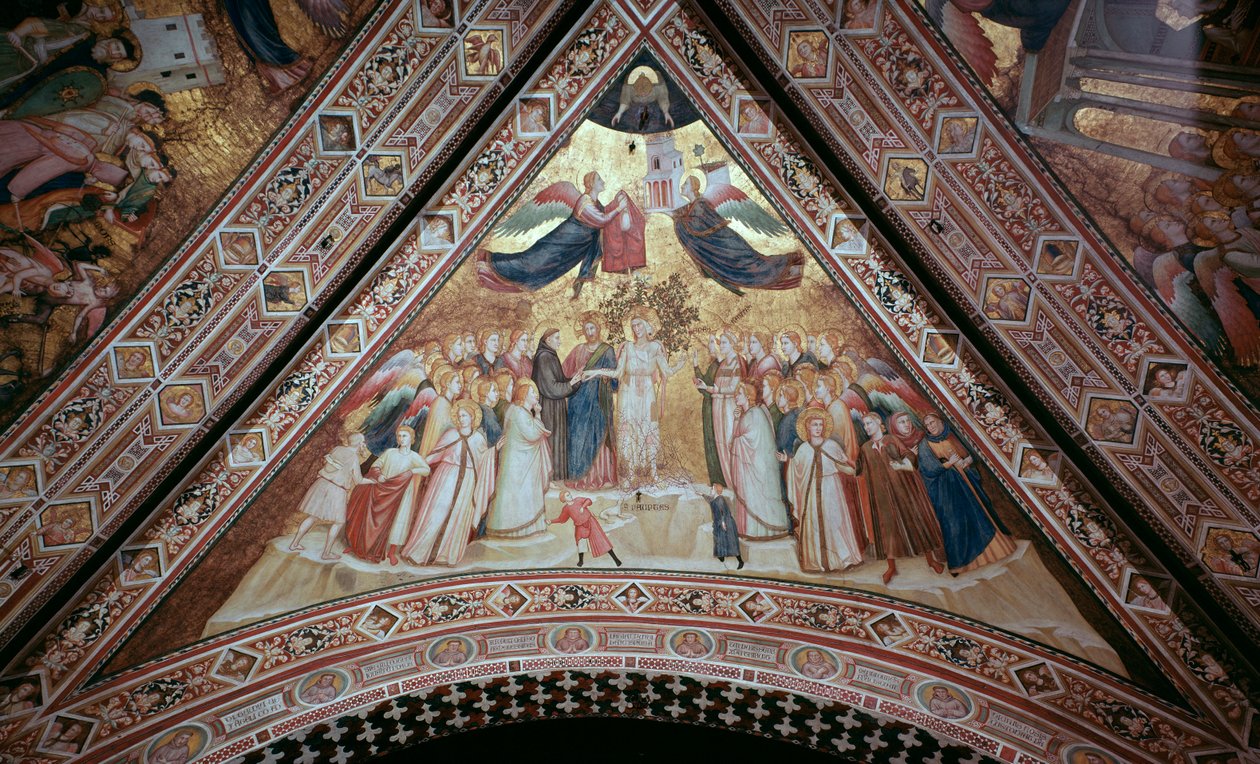 Allegori om fattigdom (Fresco af Giotto (c.1266 1337)