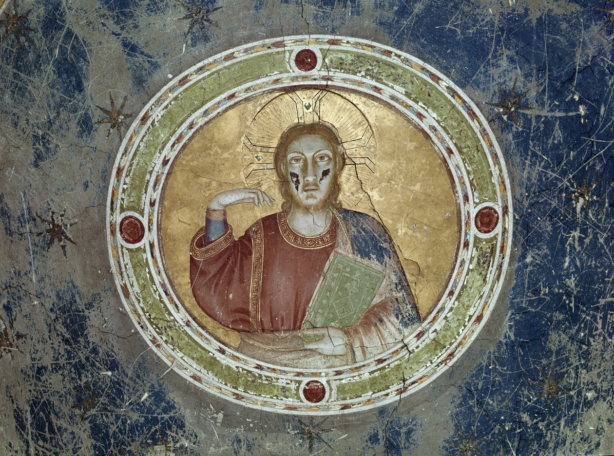 Repræsentation af Kristus - Fresco af Giotto (c.1266 1337)