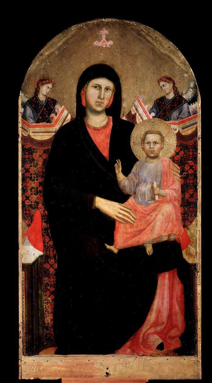 Jomfru og barn (maleri af Giotto (c.1266 1337)