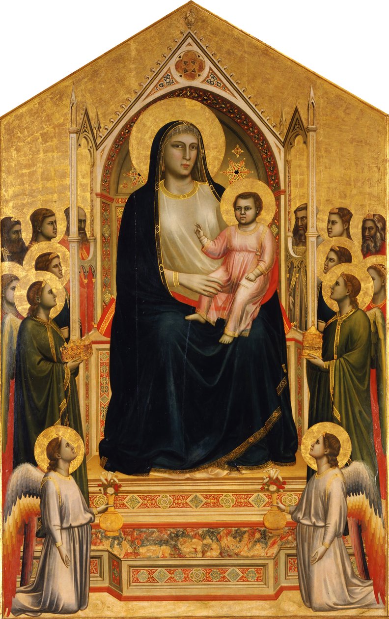 Allehelgensmadonna på tronen af Giotto