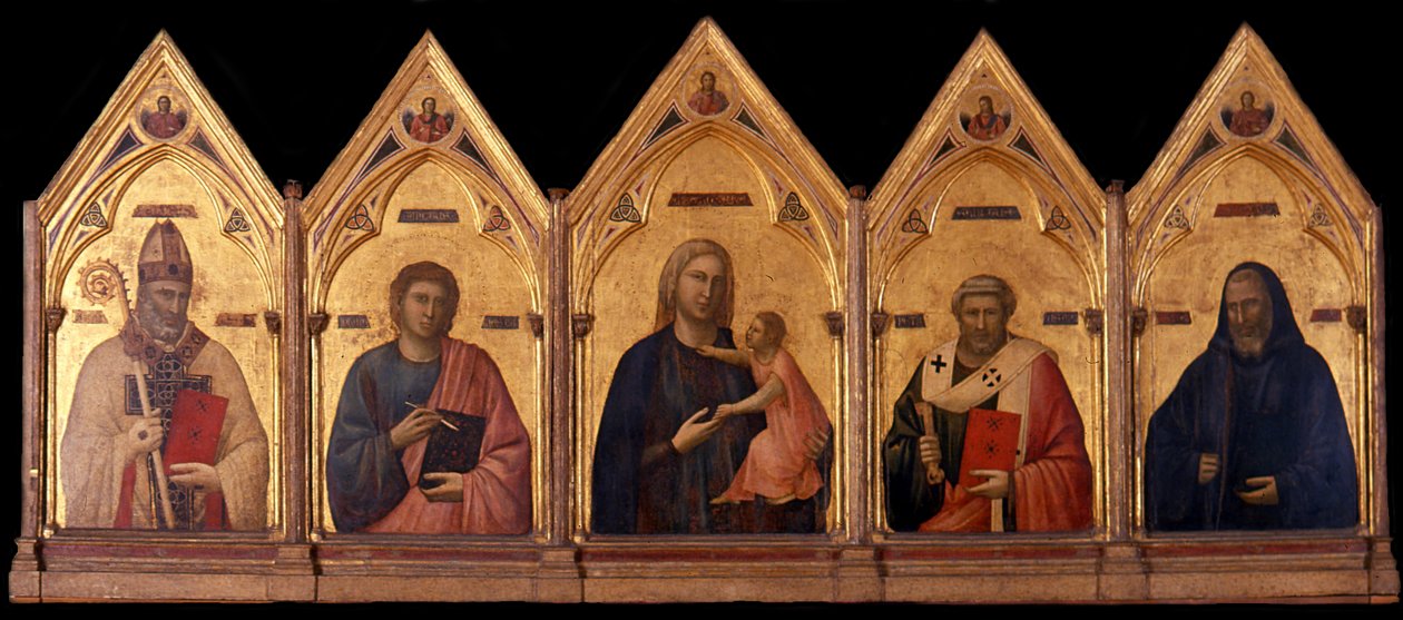 Badia Polyptykon, ca 1301-1302 af Giotto di Bondone