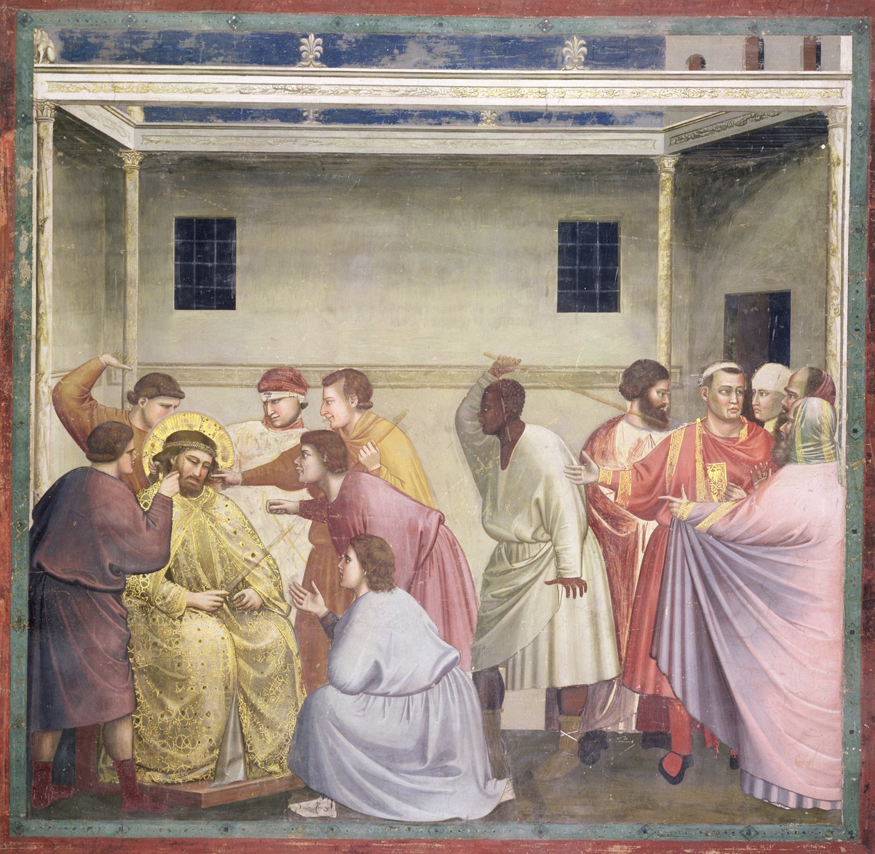 The Mocking of Christ, c.1305 af Giotto di Bondone