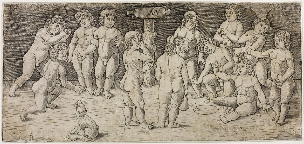 Tolv Amorer leger af Giovan Pietro Birago