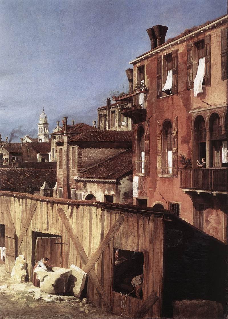Stenhuggergården af Giovanni Antonio Canal