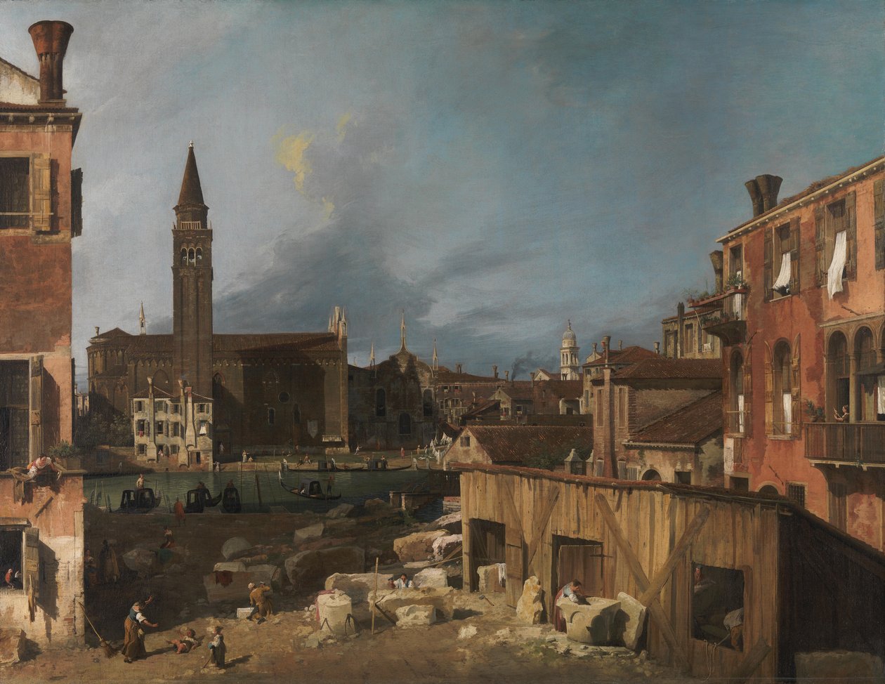 Stenhuggergården af Giovanni Antonio Canal