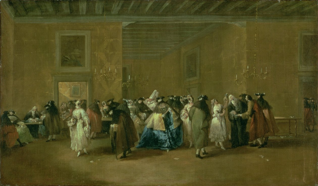 Ridottos store sal, Palazzo Dandolo, San Moise, 1755-60 af Giovanni Antonio Guardi