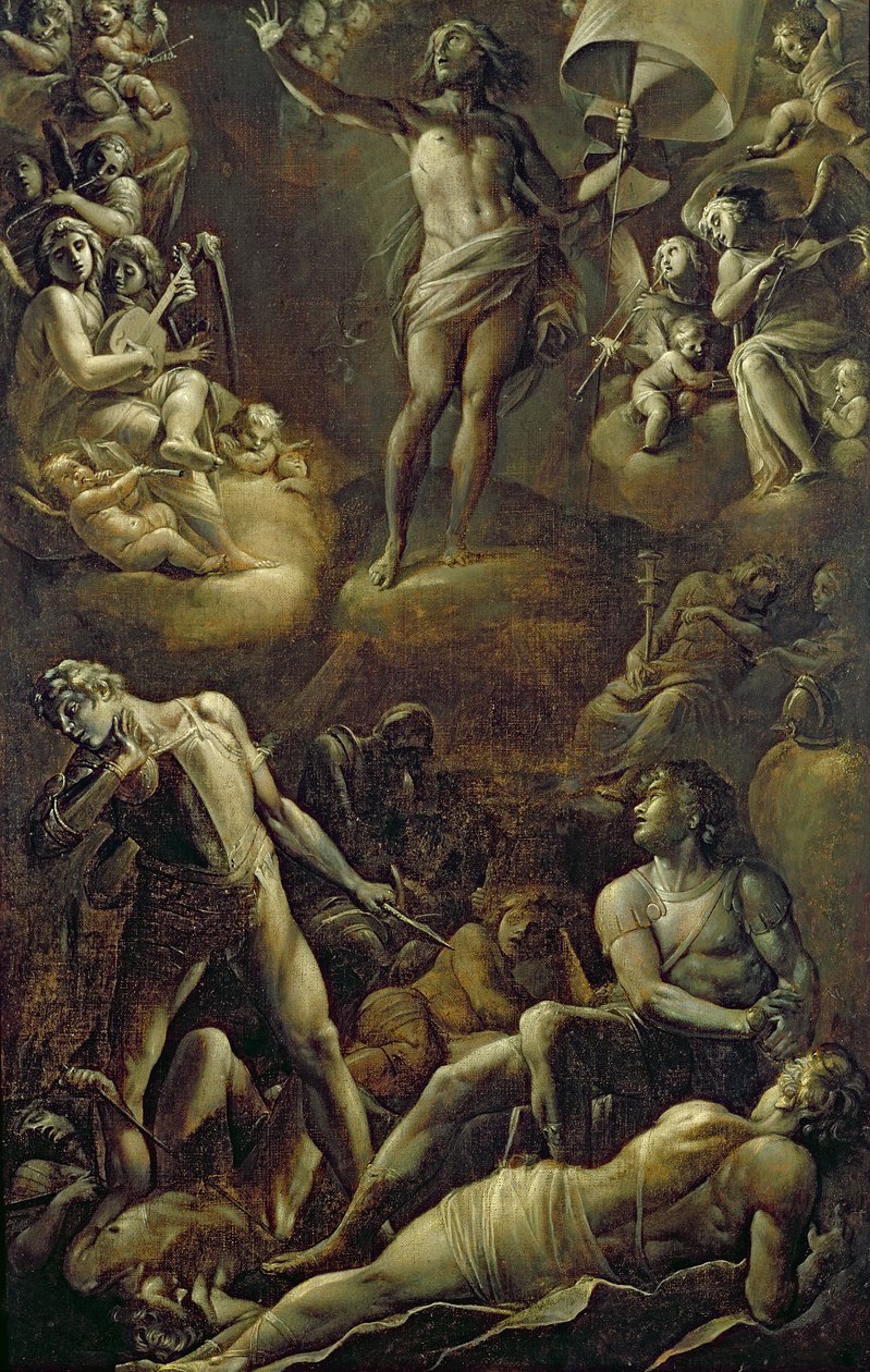 Kristi opstandelse, 1603 af Giovanni Baglione