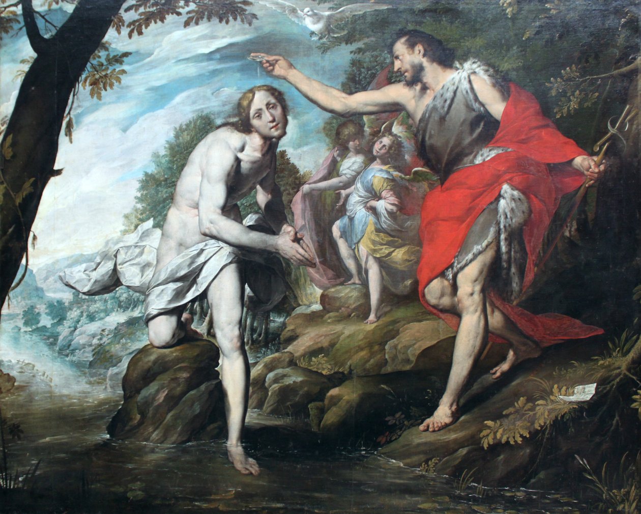 Dåb af Jesus Kristus af Giovanni Battista Crespi