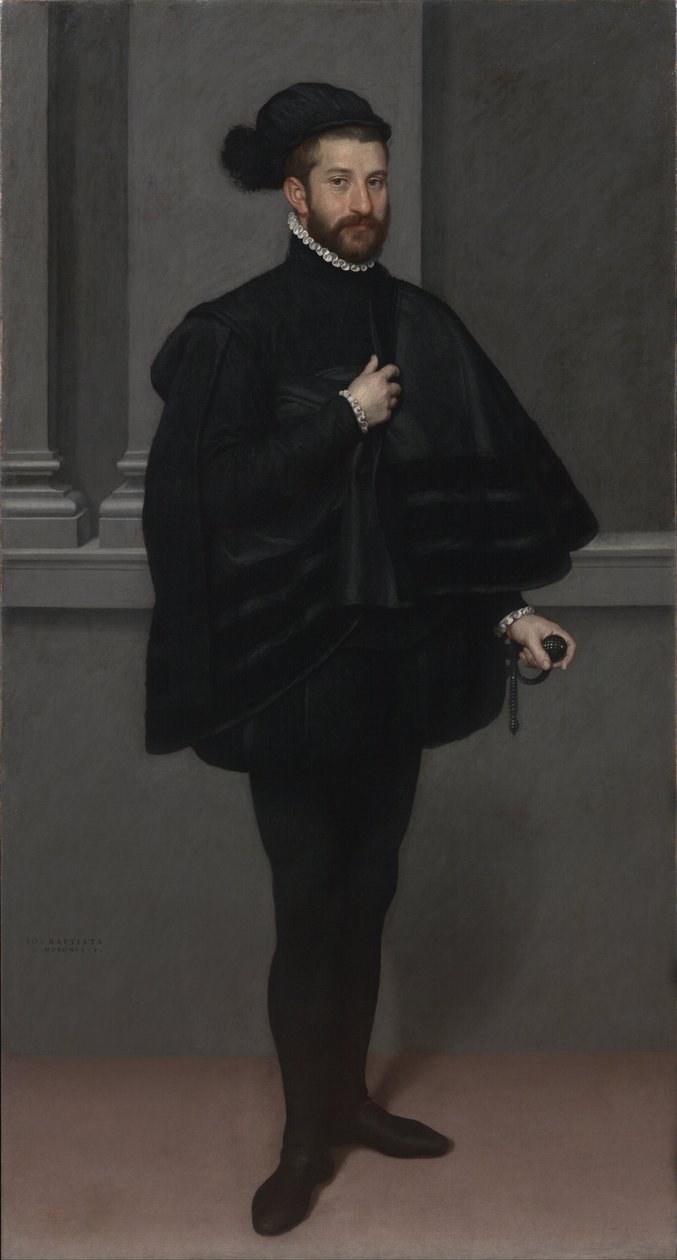 Ridder i sort af Giovanni Battista Moroni