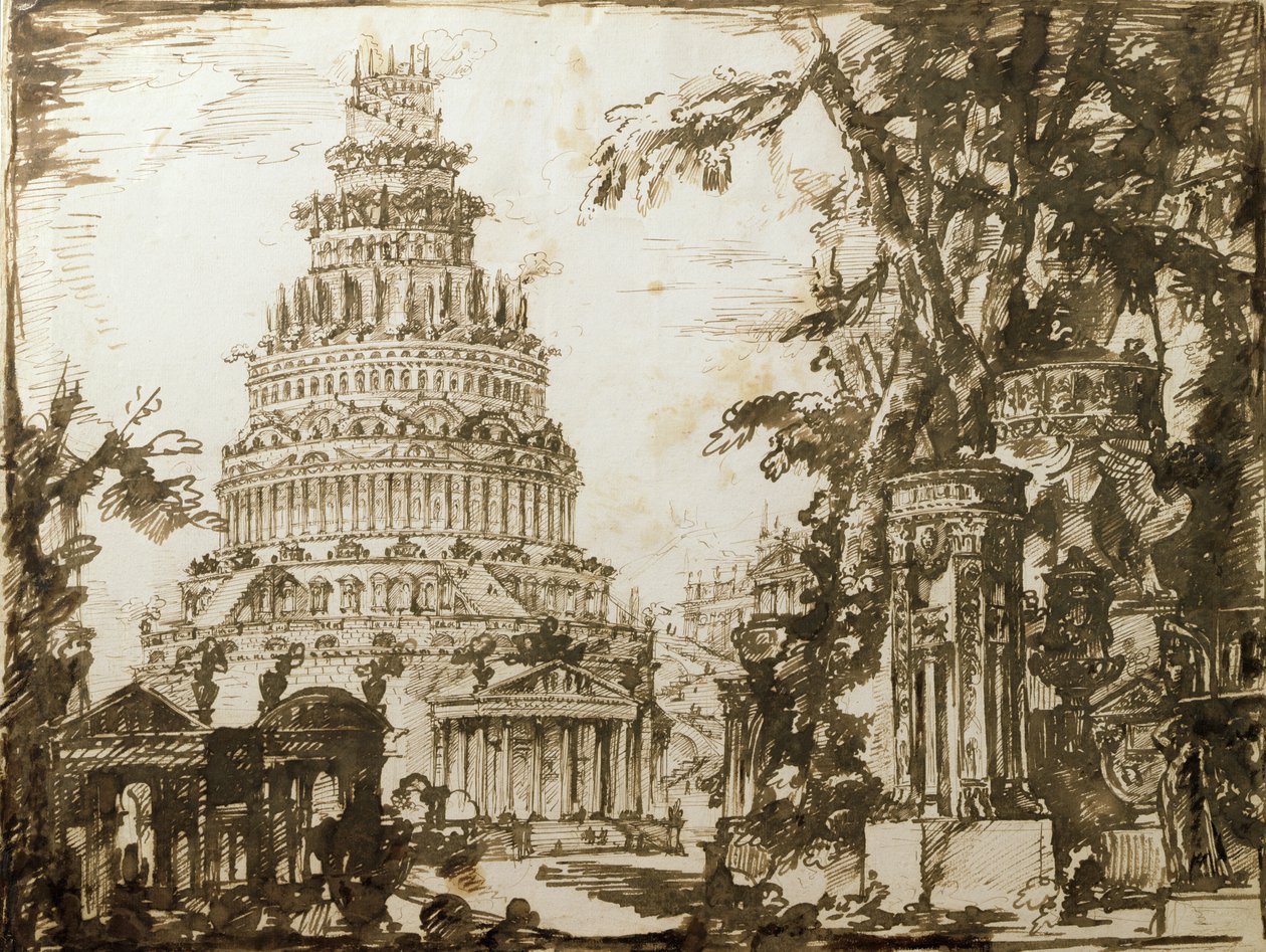 Neoklassiske strukturer af Giovanni Battista Piranesi