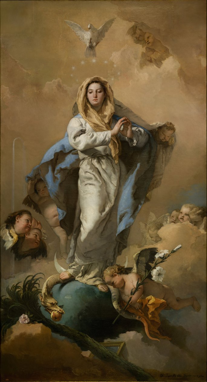 Den pletfri undfangelse af Giovanni Battista Tiepolo