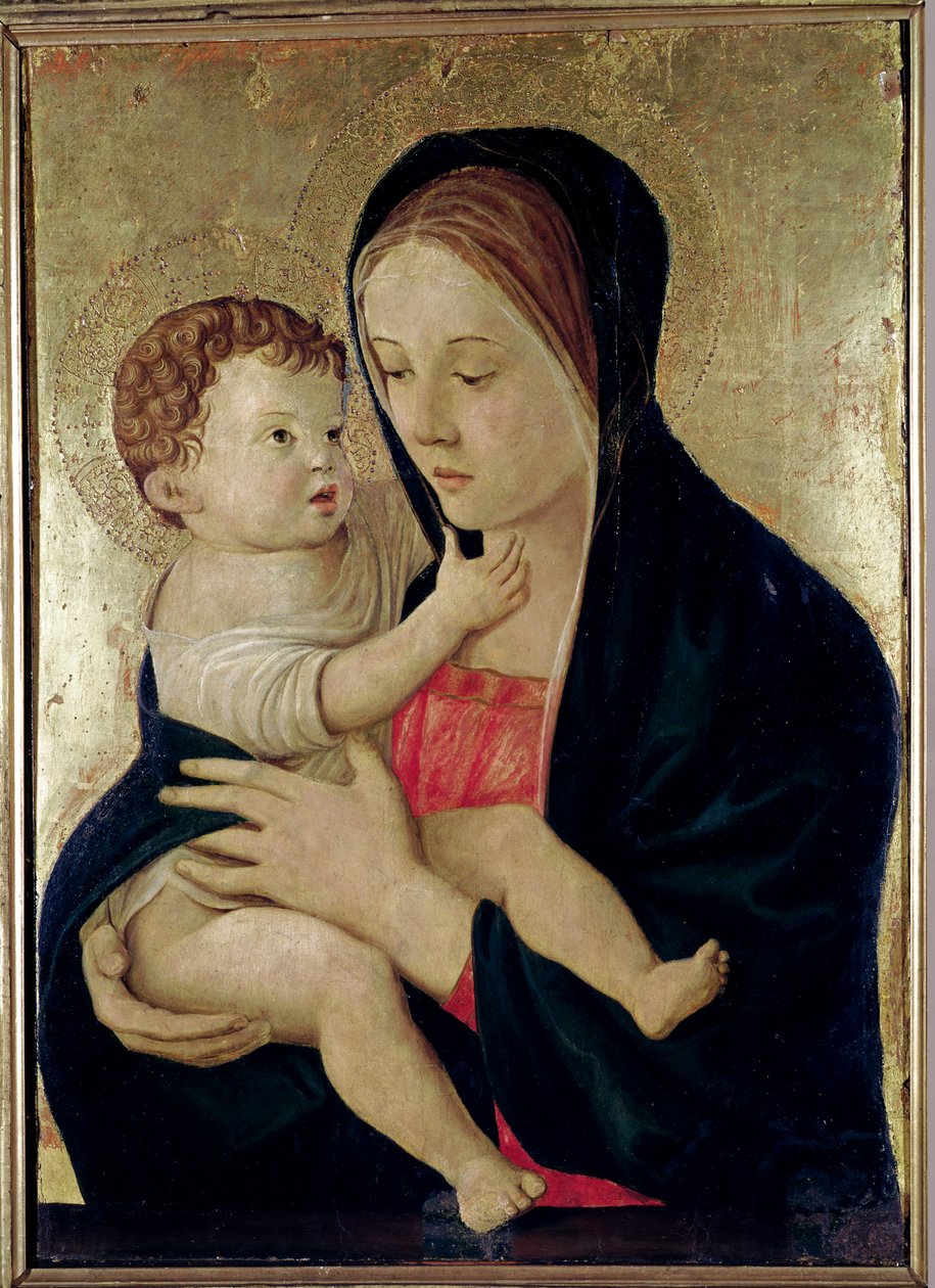 Madonna og barn, ca. 1475 (tempera på panel) af Giovanni Bellini