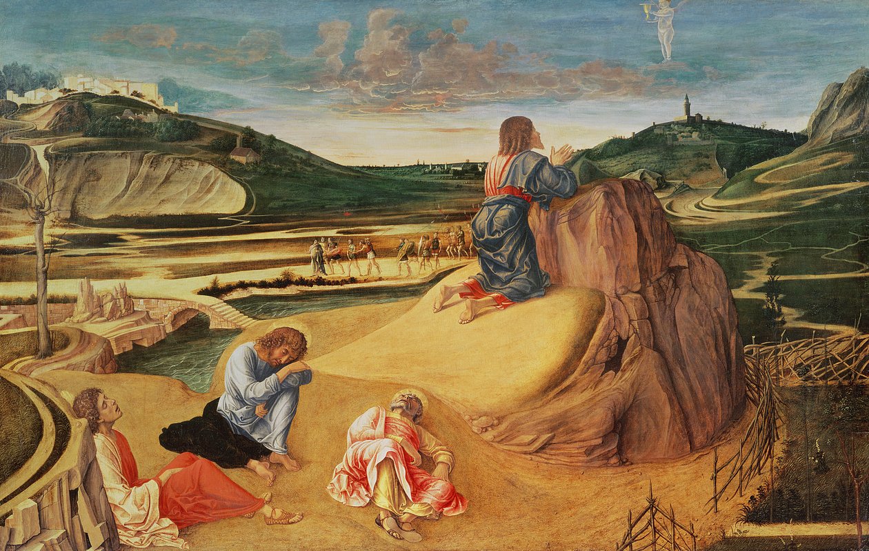 The Agony in the Garden, ca. 1465 (tempera på panel) af Giovanni Bellini