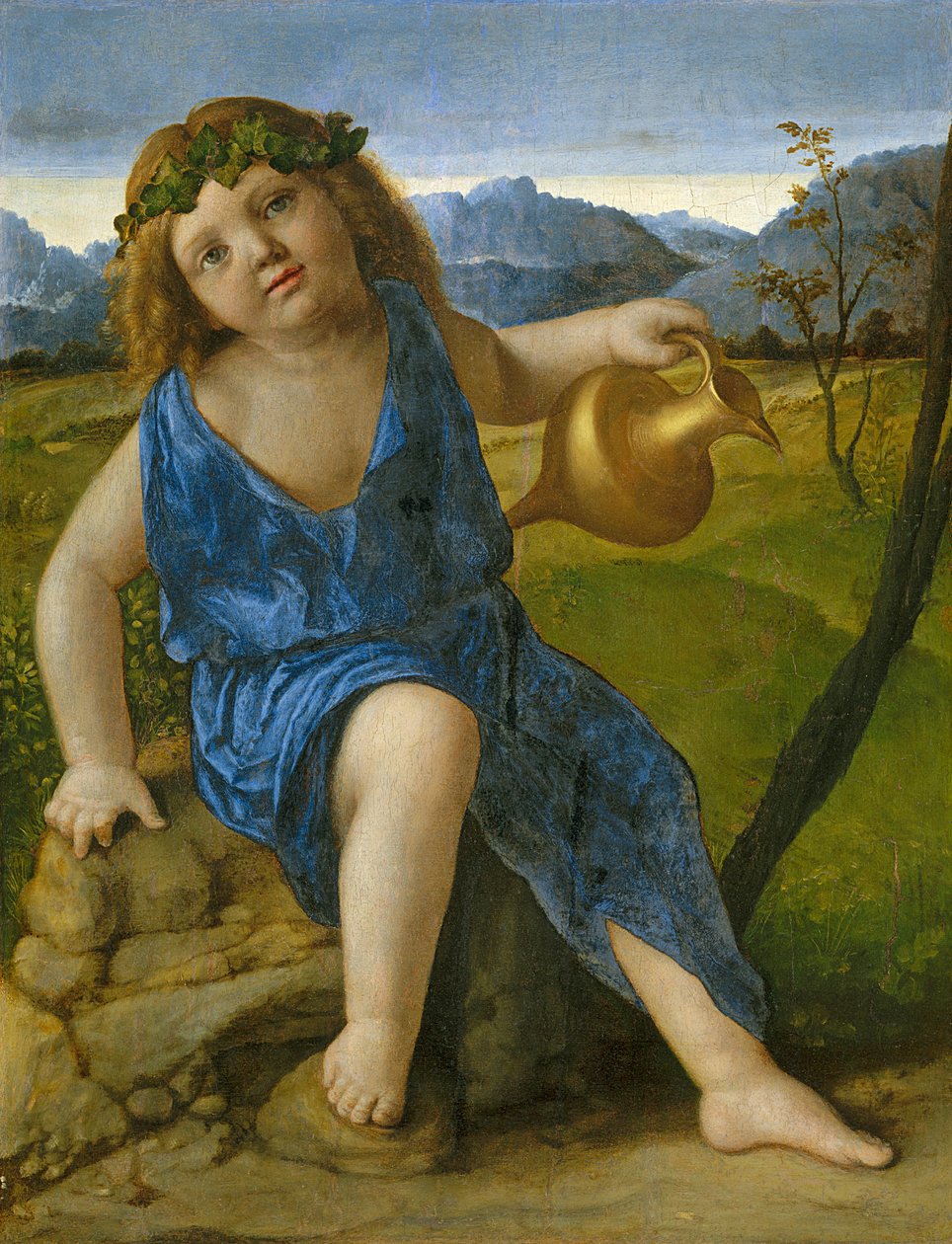 Spædbarnet Bacchus, ca. 1505-10 af Giovanni Bellini