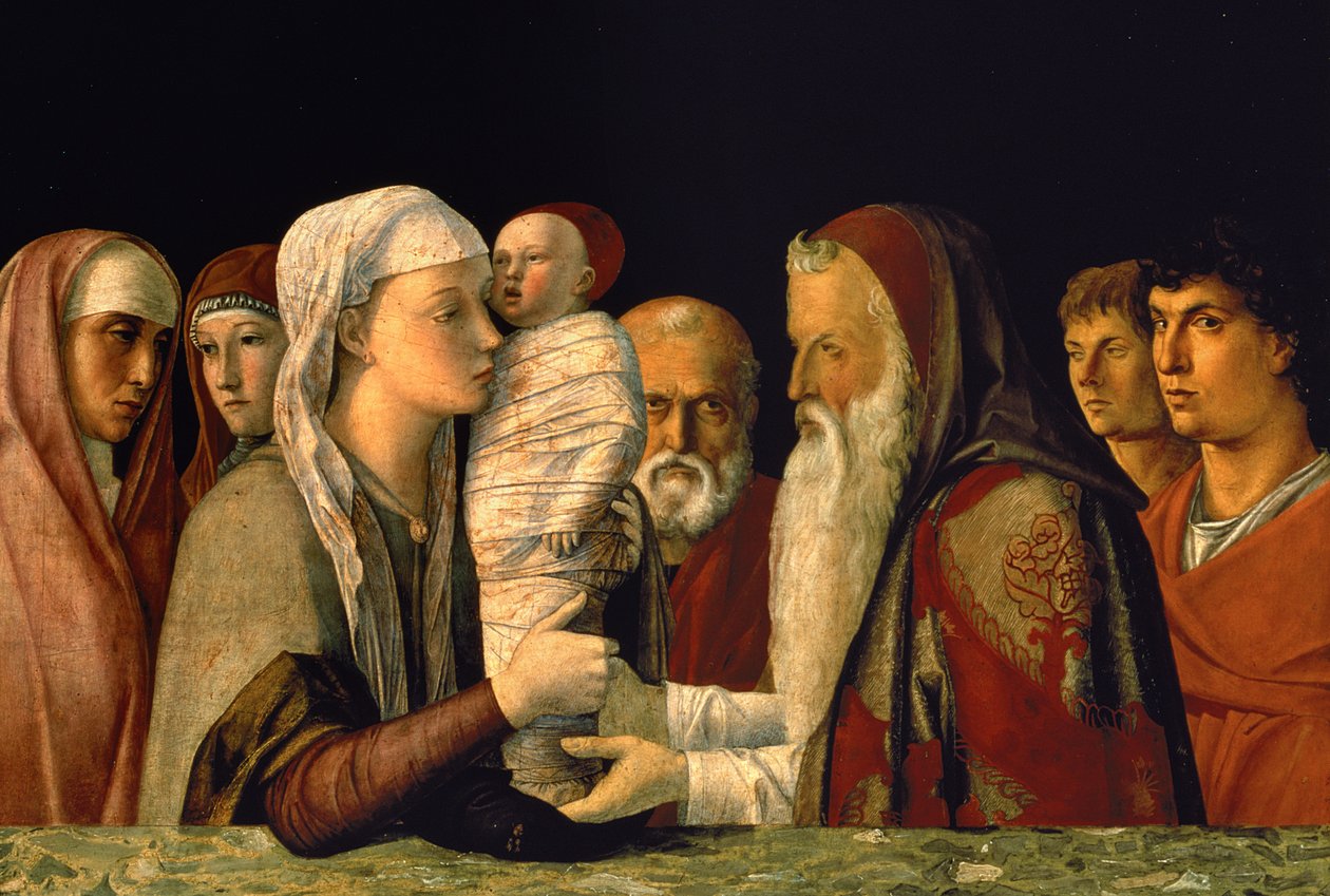 Præsentationen af Jesus i templet af Giovanni Bellini