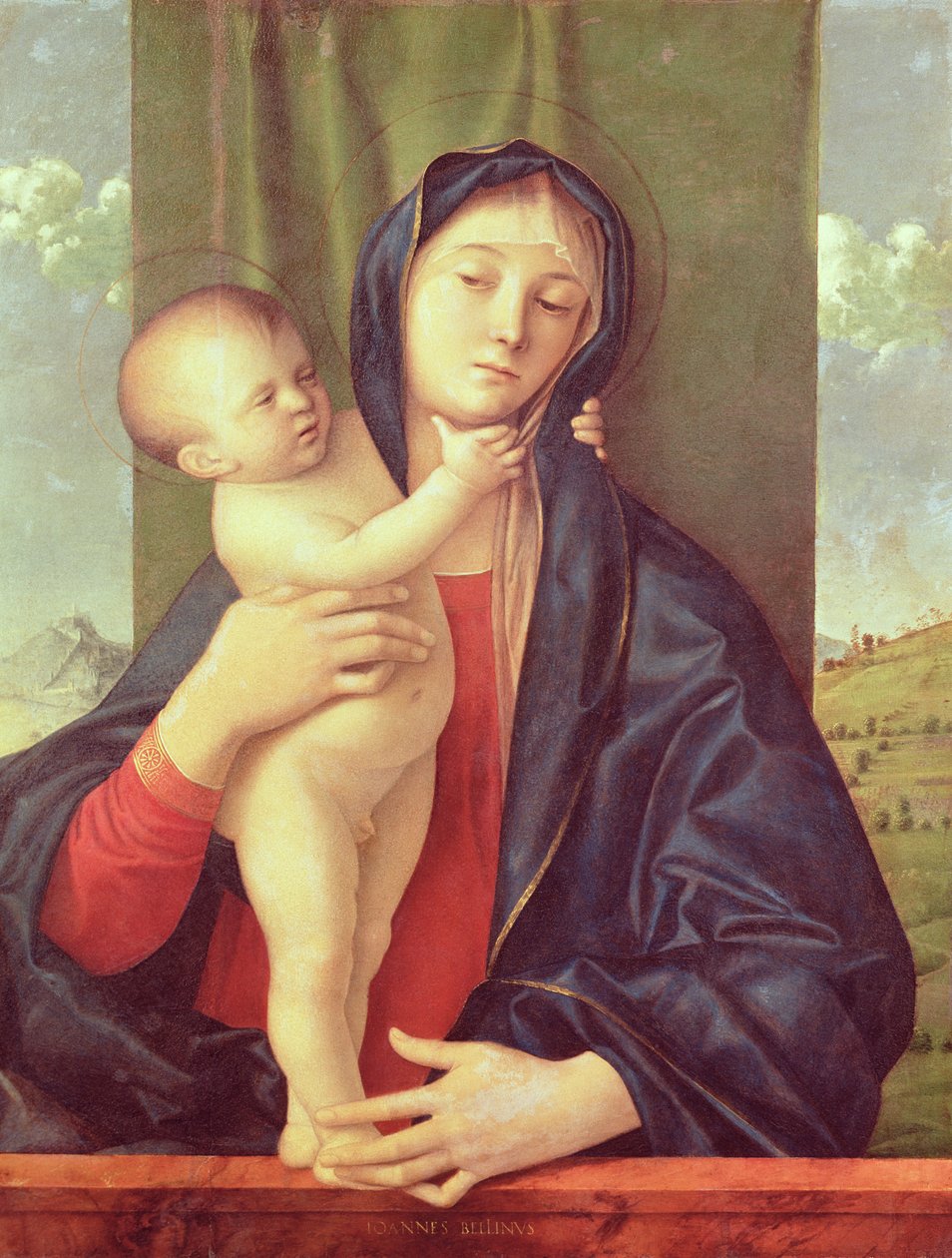 Jomfru og barn, c.1487 af Giovanni Bellini