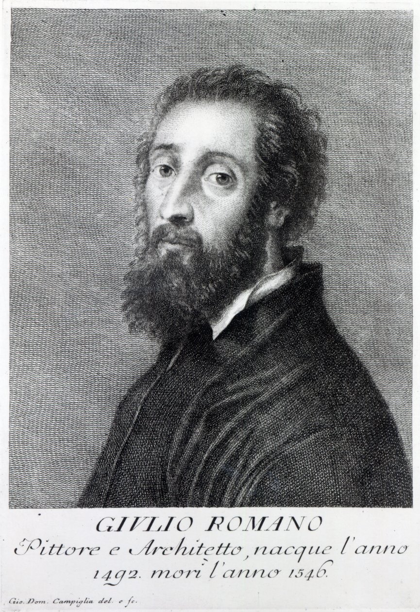Giulio Romano af Giovanni Domenico Campiglia