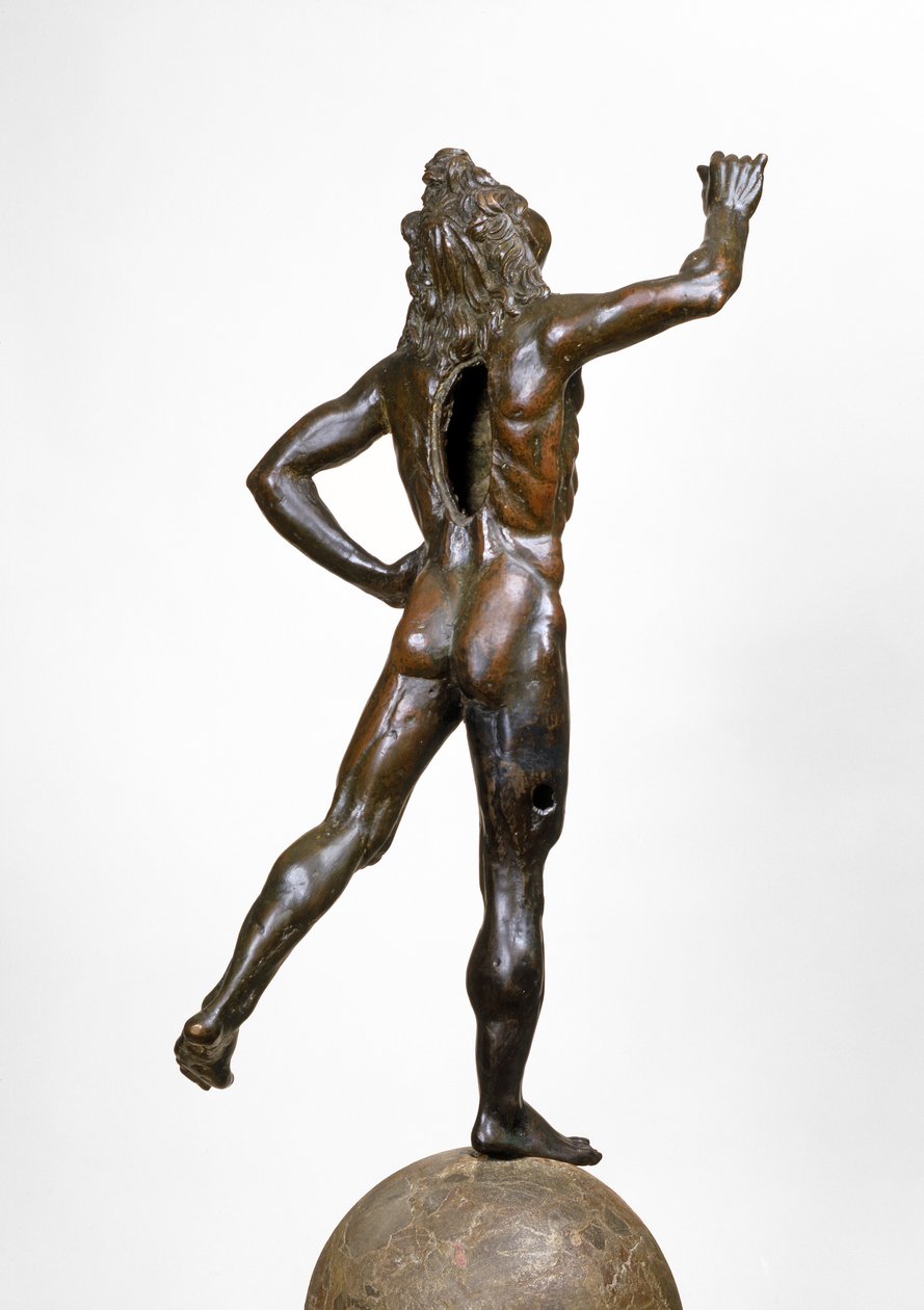 Mercury Taking Flight, ca. 1515 (kobberlegering, breccia og træ) af Giovanni Francesco Rustici