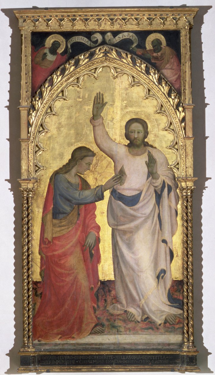 The Incredulity of St. Thomas (tempera på panel) af Giovanni Francesco Toscani