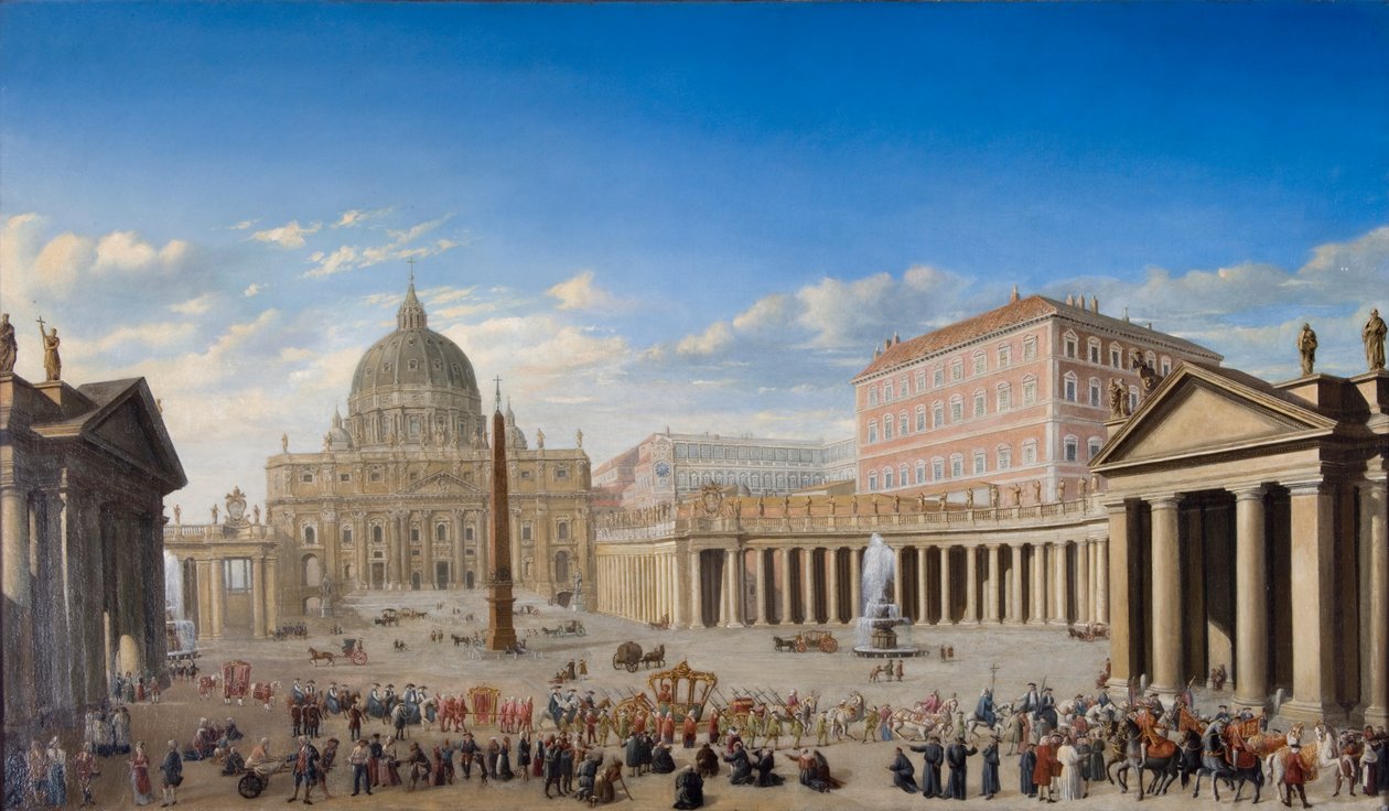 Peterskirken, Rom af Giovanni Paolo Pannini
