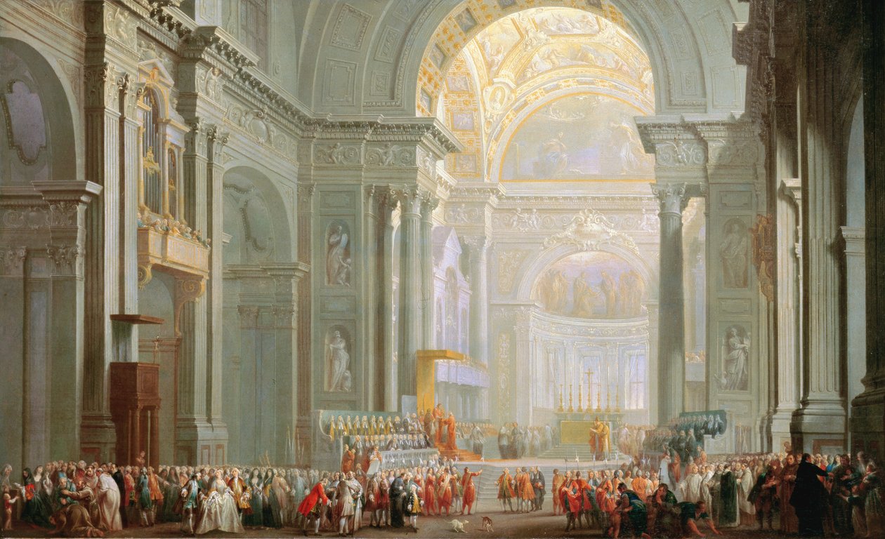 Interiør af en St. Peter
