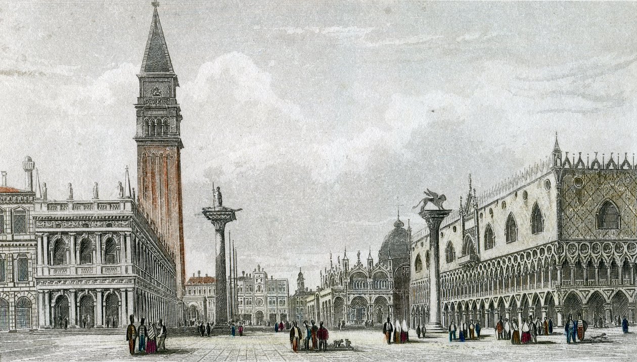 Piazzetta af San Marco af Giovanni Pividor