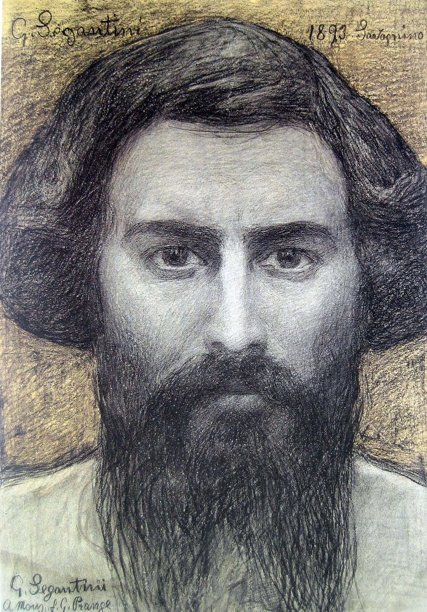 Selvportræt af Giovanni Segantini