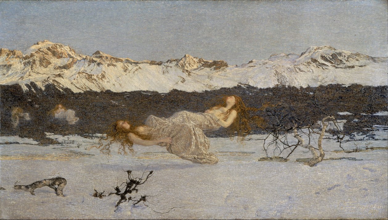 Begærets straf af Giovanni Segantini