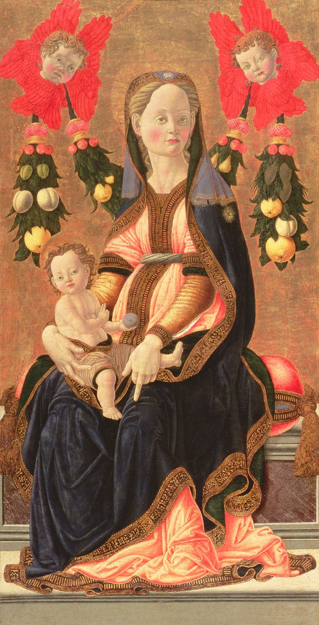 Madonna og barn, ca. 1450 (tempera på panel) af Giovanni di Francesco del Cervelliera
