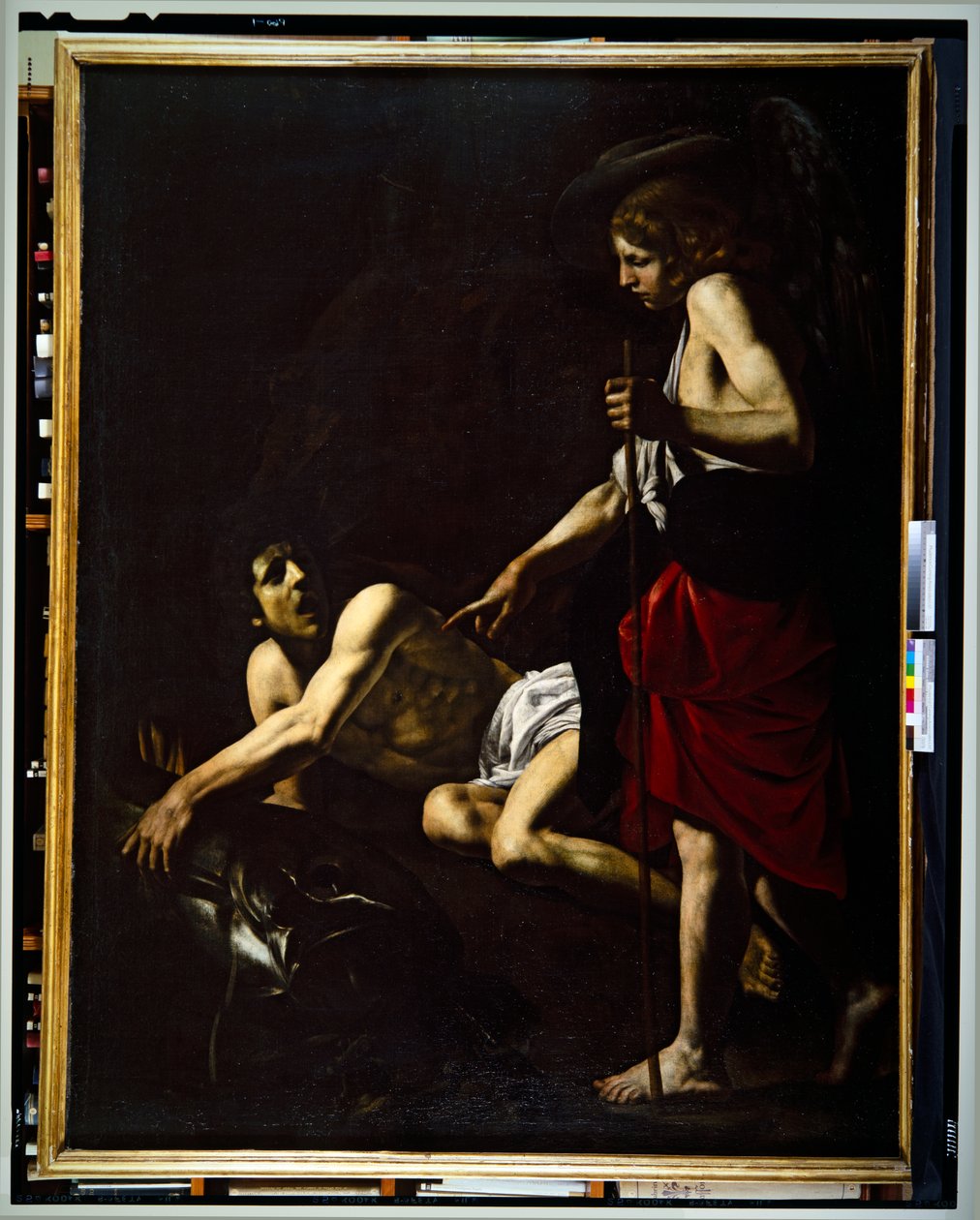 Tobias  englen (panel) af Giovanni Battista Caracciolo