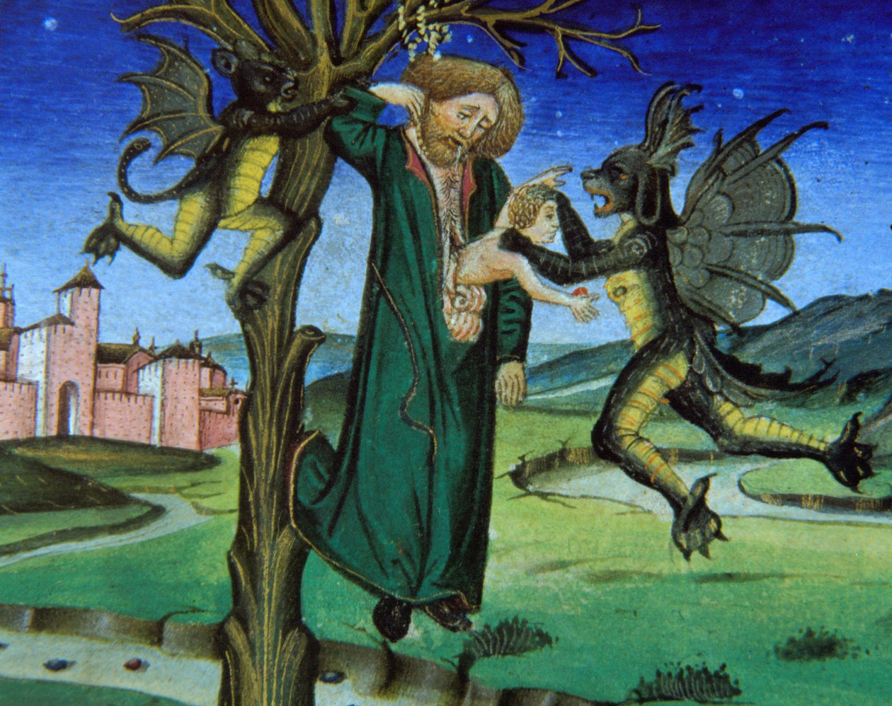 Hængte Judas, Bibelens Nye Testamente af Giovanni Ambrogio de Predis