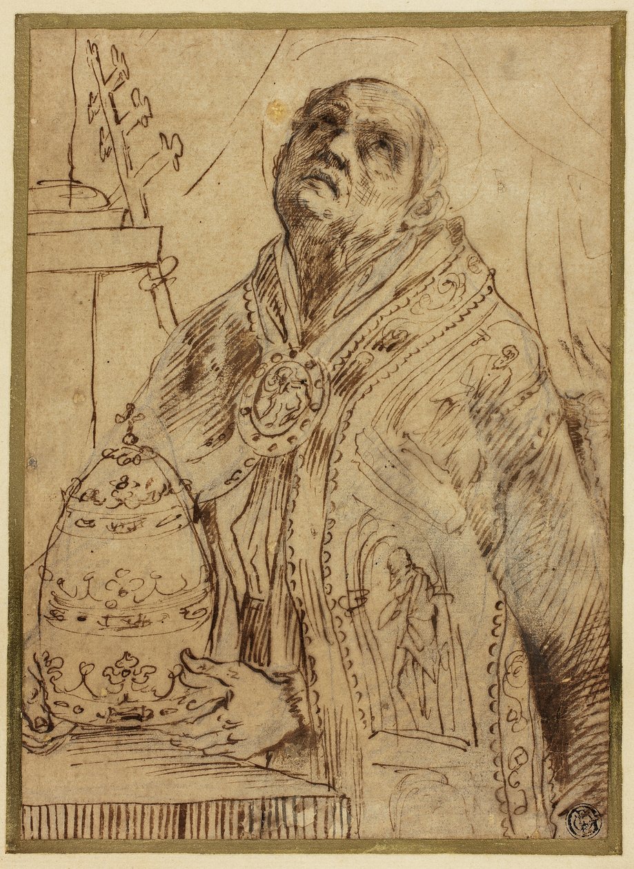 pavelig hellig af Giovanni Antonio Burrini