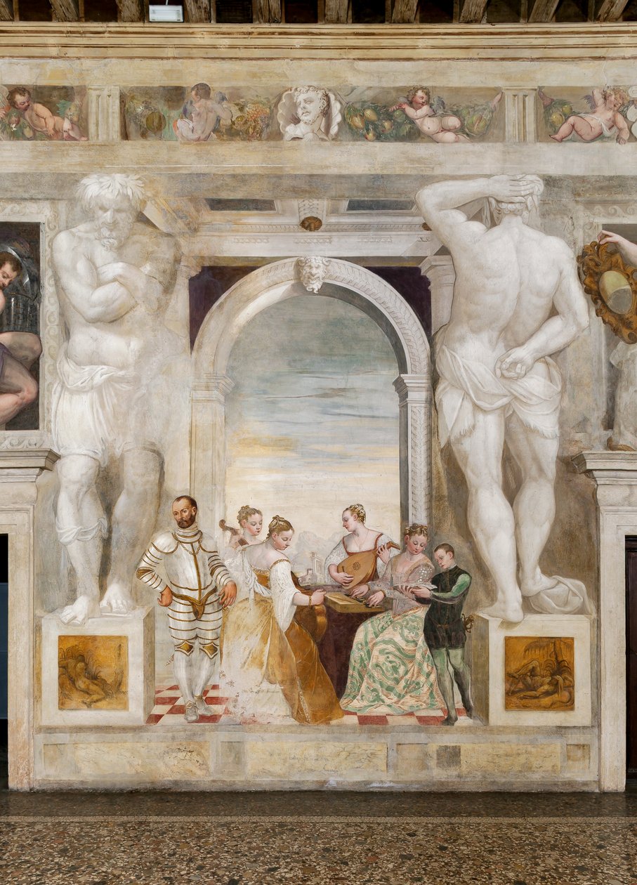 The Concert, Main Hall, ca. 1570 (fresco) af Giovanni Antonio Fasolo