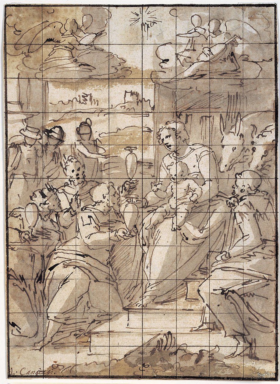 Kongernes tilbedelse af Giovanni Battista Castello