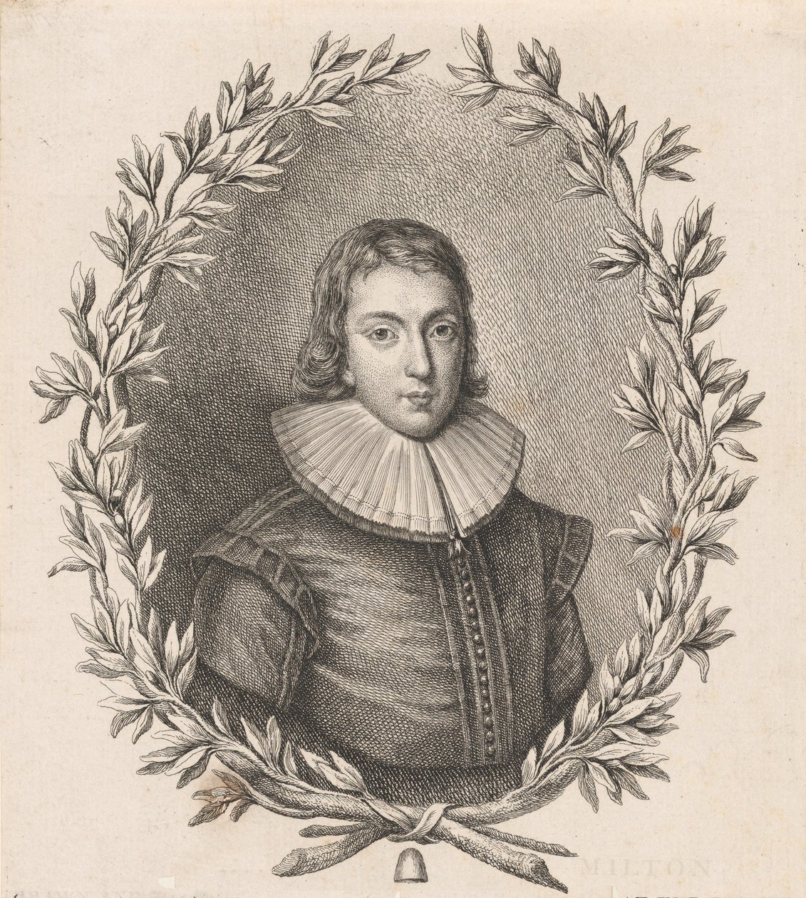 John Milton, 1760. af Giovanni Battista Cipriani