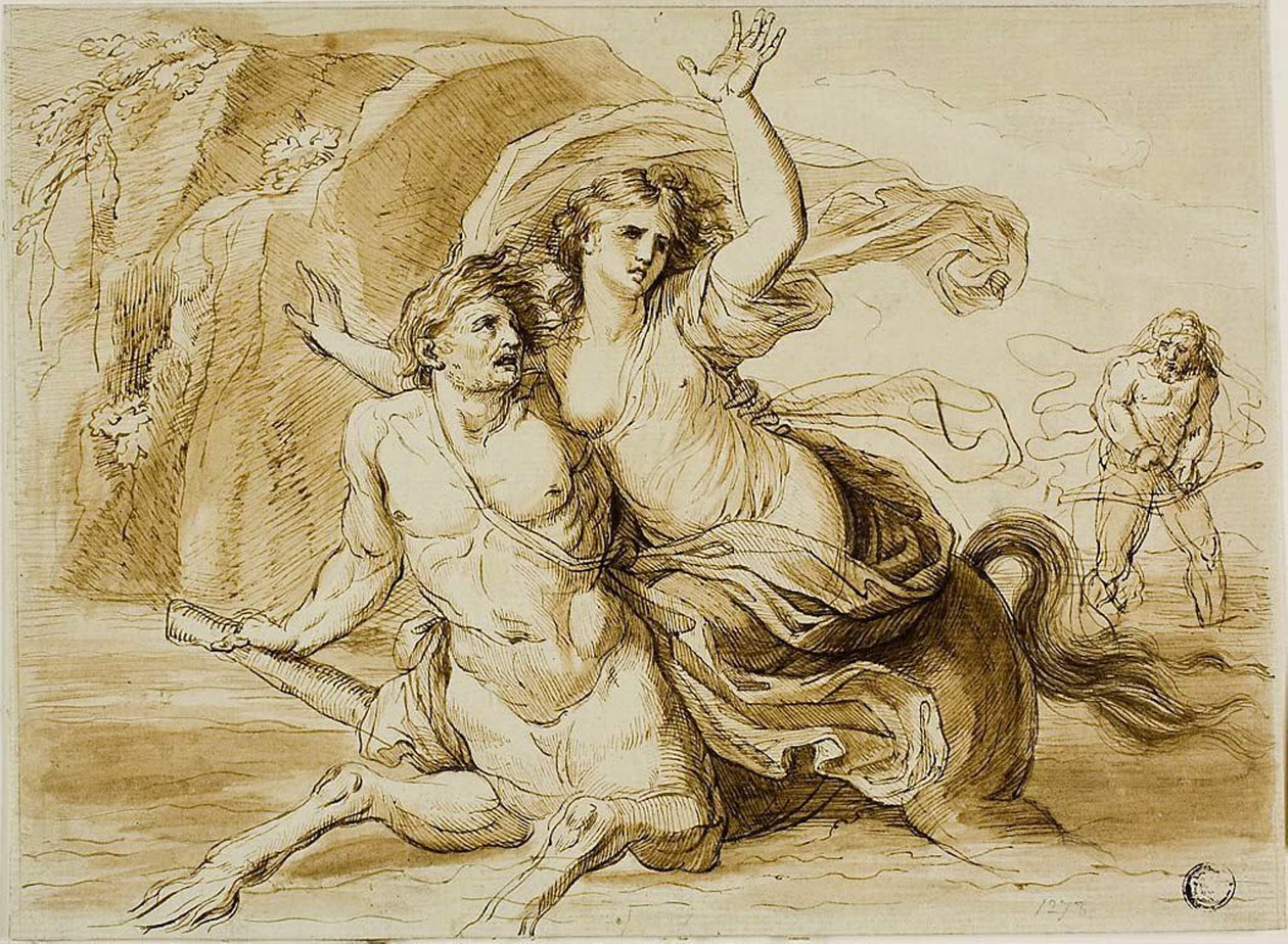 Voldtægt af Deianira af Giovanni Battista Cipriani