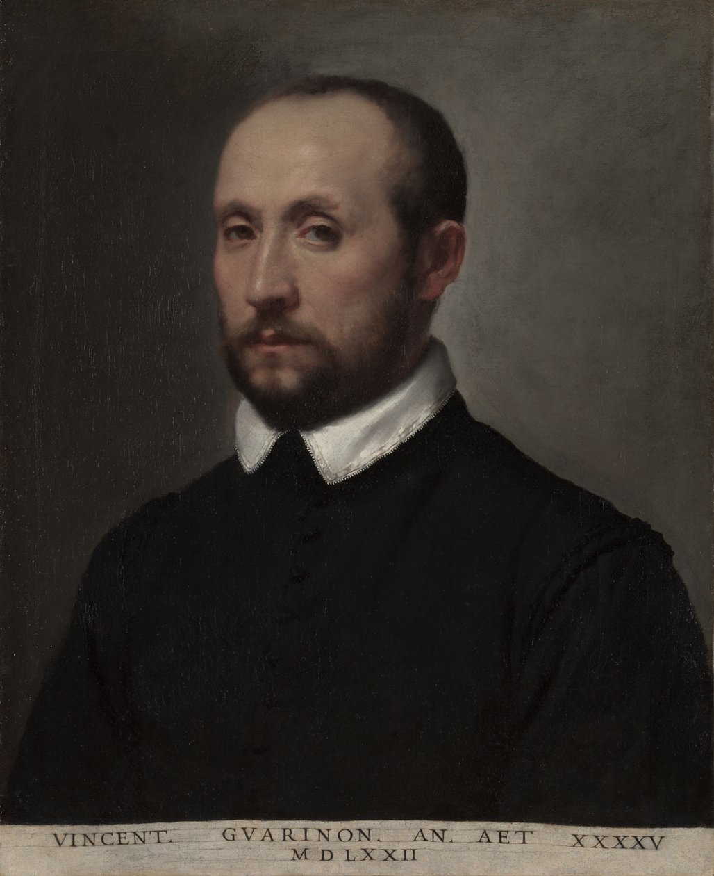 Portræt af Vincenzo Guarignoni af Giovanni Battista Moroni