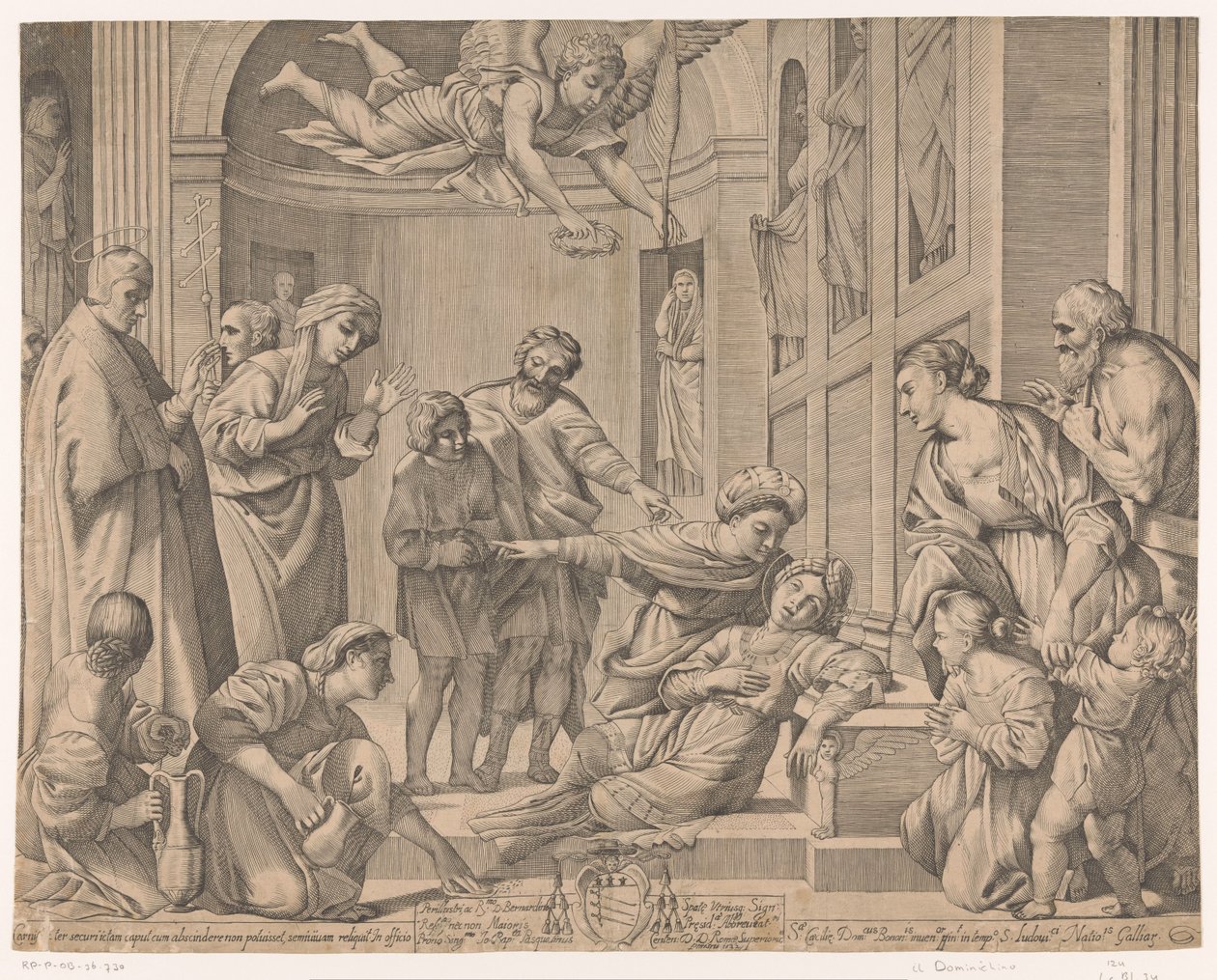Sankt Cecilias død af Giovanni Battista Pasqualini