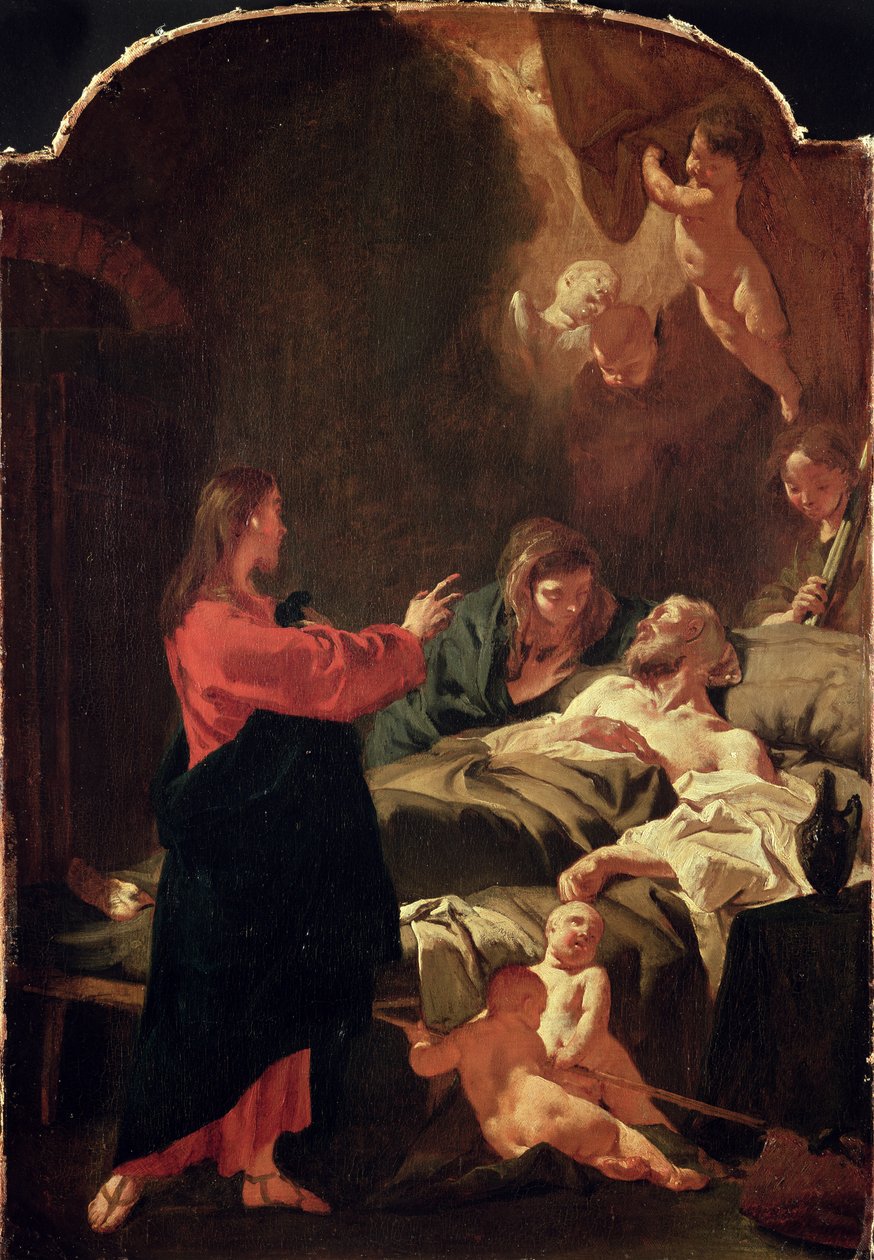 St. Josephs død af Giovanni Battista Piazzetta